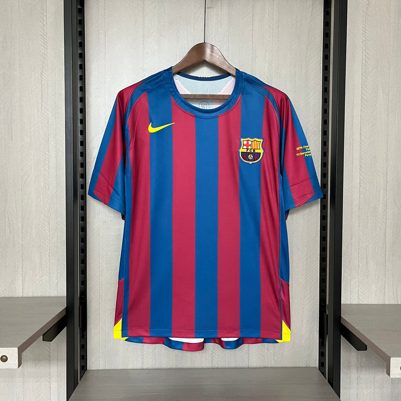 Camiseta Barcelona Retro Home 2005/06 + 5 REGALOS 🎁