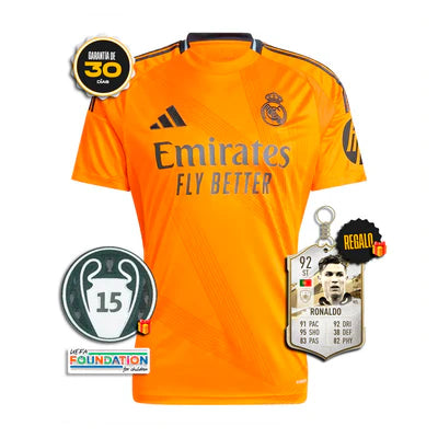 Camiseta Real Madrid Segunda Equipación 2024/25 + 5 REGALOS 🎁