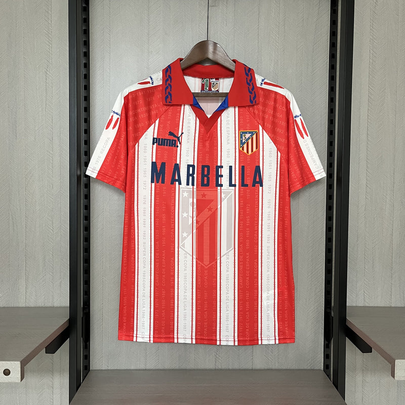 Camiseta Atletico de Madrid Retro Home 1994/95 + 5 REGALOS 🎁