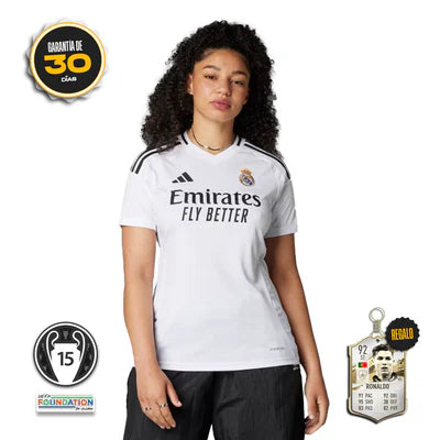 Camiseta Real Madrid Femenina Primera Equipación 2024/25 + 5 REGALOS 🎁