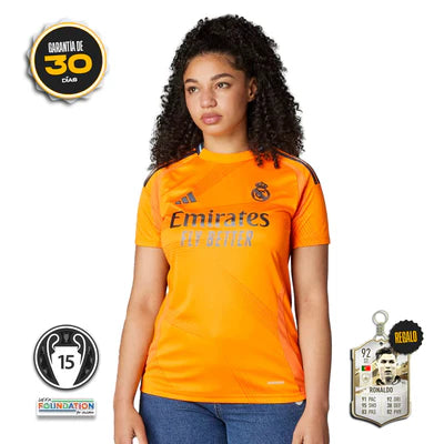 Camiseta Real Madrid Femenina Segunda Equipación 2024/25 + 5 REGALOS 🎁