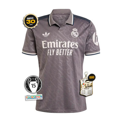 Camiseta Real Madrid Tercera Equipación 2024/25 + 5 REGALOS 🎁