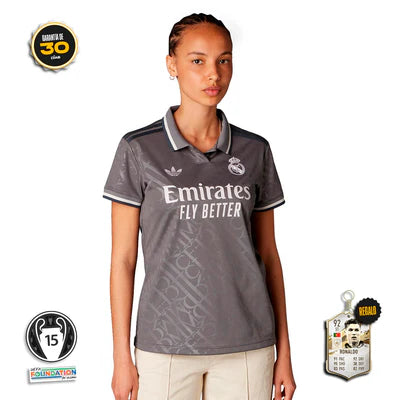 Camiseta Real Madrid Femenina Tercera Equipación 2024/25 + 5 REGALOS 🎁