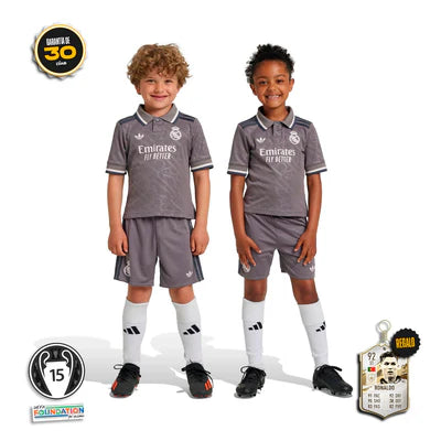 Conjunto Niños Real Madrid Tercera Equipacíon 2024/25 + 5 REGALOS 🎁