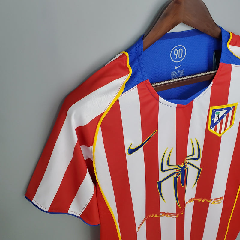 Camiseta Atletico de Madrid Retro Home 2004/05 + 5 REGALOS 🎁