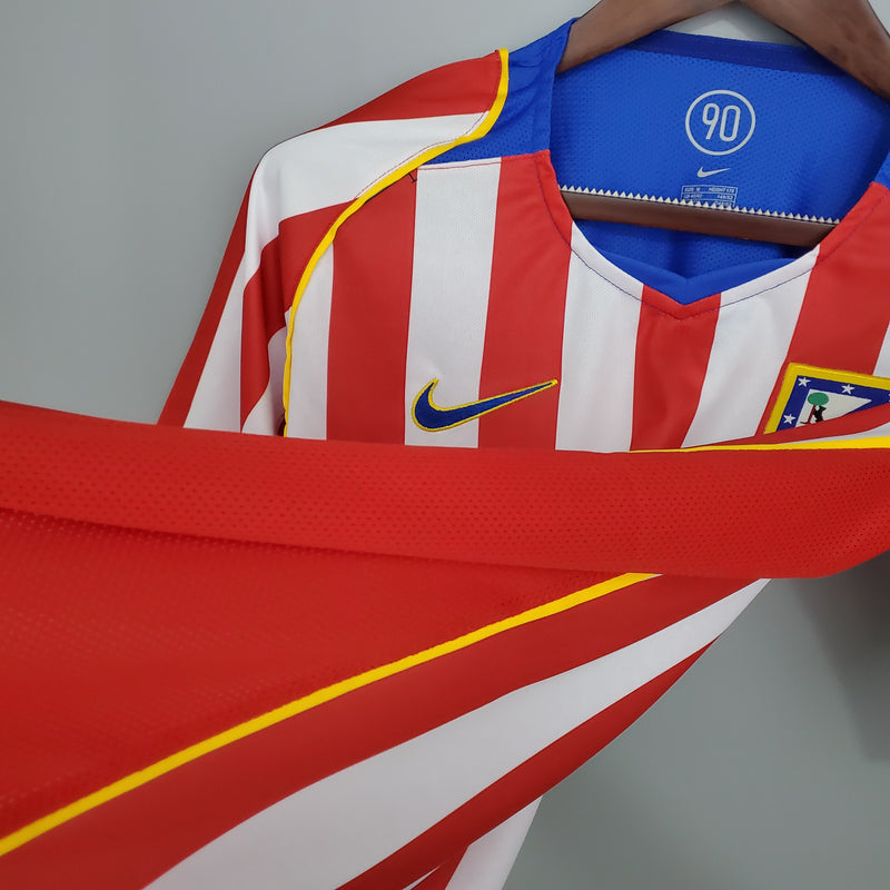 Camiseta Atletico de Madrid Retro Home 2004/05 + 5 REGALOS 🎁