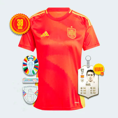 Camiseta España Primera Equipacíon FEMENINA EUROCOPA 2024 + 5 REGALOS 🎁