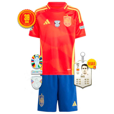 Conjunto Niños España Primera Equipacíon EUROCOPA 2024 + 5 REGALOS 🎁