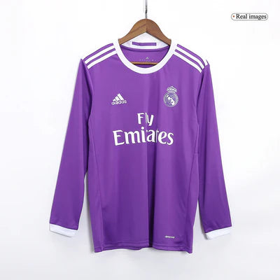 Camiseta Real Madrid Retro Manga Larga Away 2016/17 + 5 REGALOS 🎁