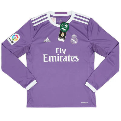 Camiseta Real Madrid Retro Manga Larga Away 2016/17 + 5 REGALOS 🎁