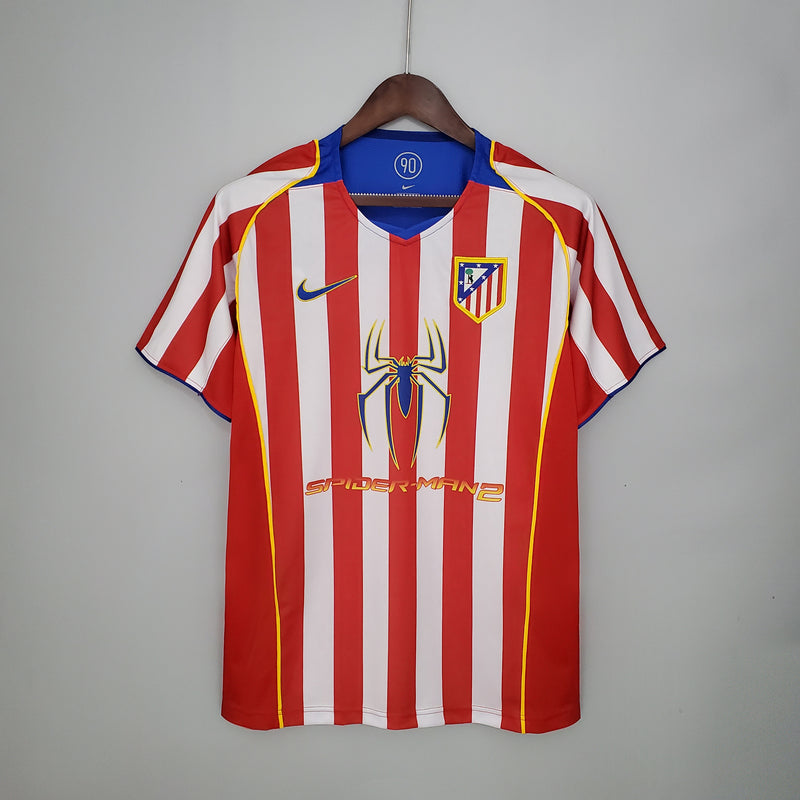 Camiseta Atletico de Madrid Retro Home 2004/05 + 5 REGALOS 🎁