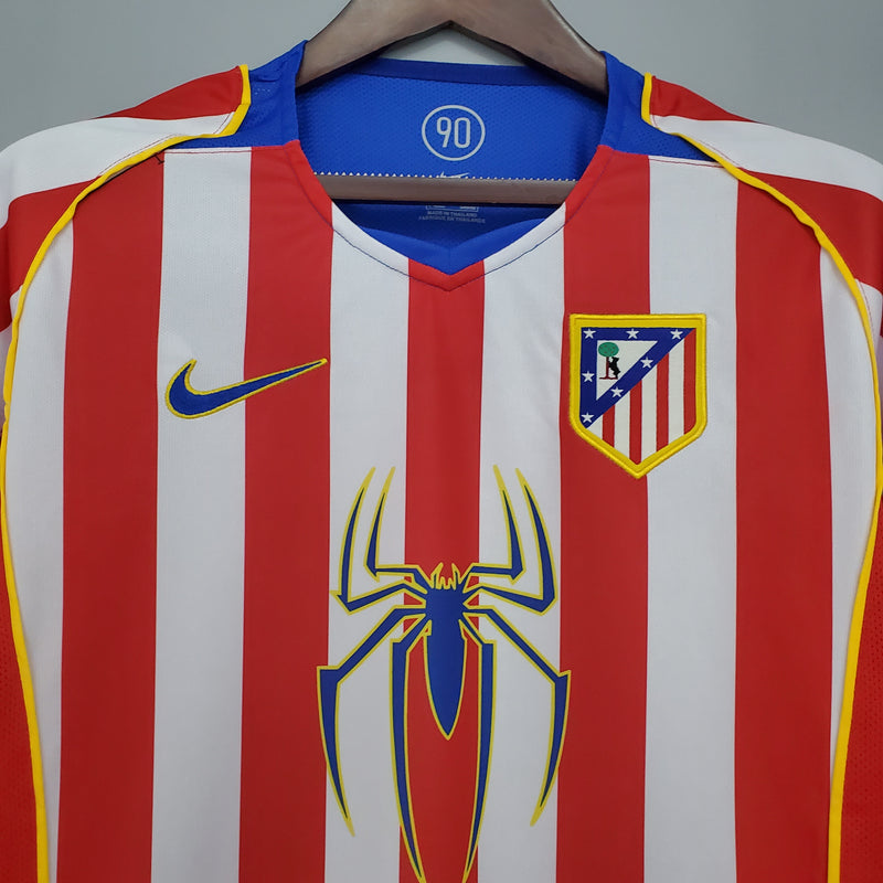 Camiseta Atletico de Madrid Retro Home 2004/05 + 5 REGALOS 🎁