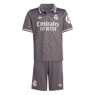 Conjunto Niños Real Madrid Tercera Equipacíon 2024/25 + 5 REGALOS 🎁